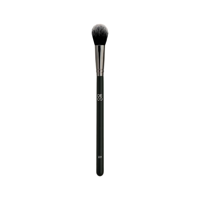 Кисть `DECO` MAKE UP BRUSH CHEEK для хайлайтера синтетическая факел №221