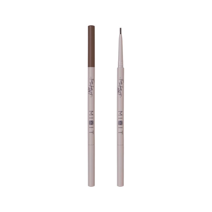 Карандаш для бровей `MIXIT` PERFECT SLIM LINE автоматический тон 02 Soft brown