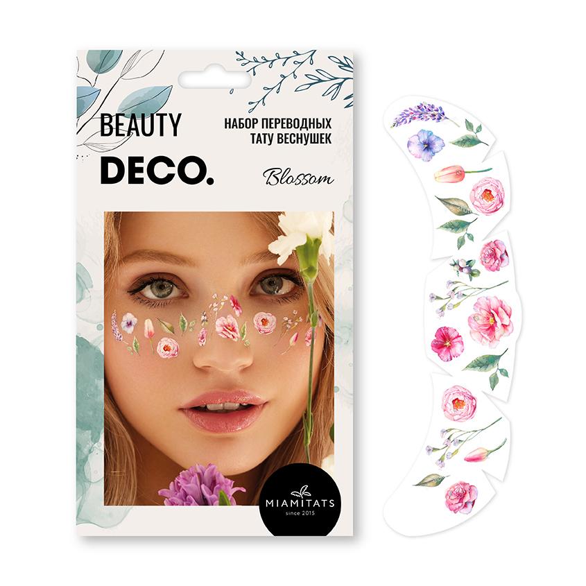 Набор переводных тату-веснушек `DECO.` FLORAL by Miami tattoos (Blossom)