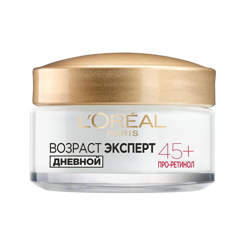 Крем для лица дневной `LOREAL` `ВОЗРАСТ ЭКСПЕРТ` лифтинг-уход против морщин 45+ (с ретино-пептидами) 50 мл