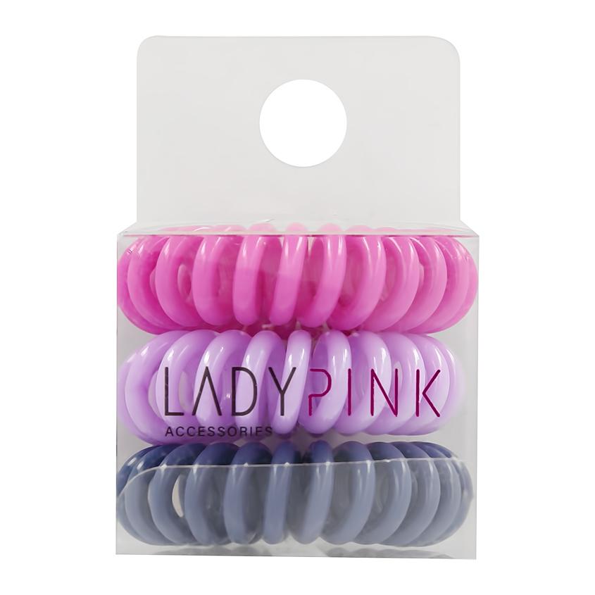 Набор резинок `LADY PINK` `BASIC` SLINKY box 3 шт