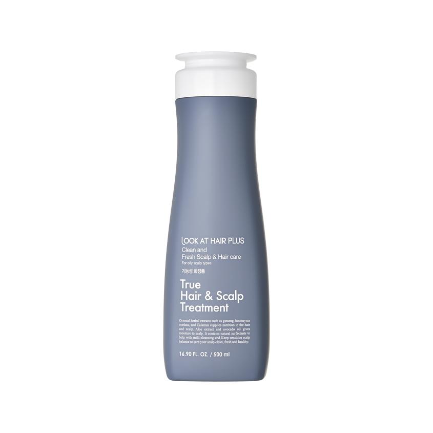 Кондиционер для волос `LOOK AT HAIR PLUS` True Hair & Scalp для жирной кожи головы 500 мл