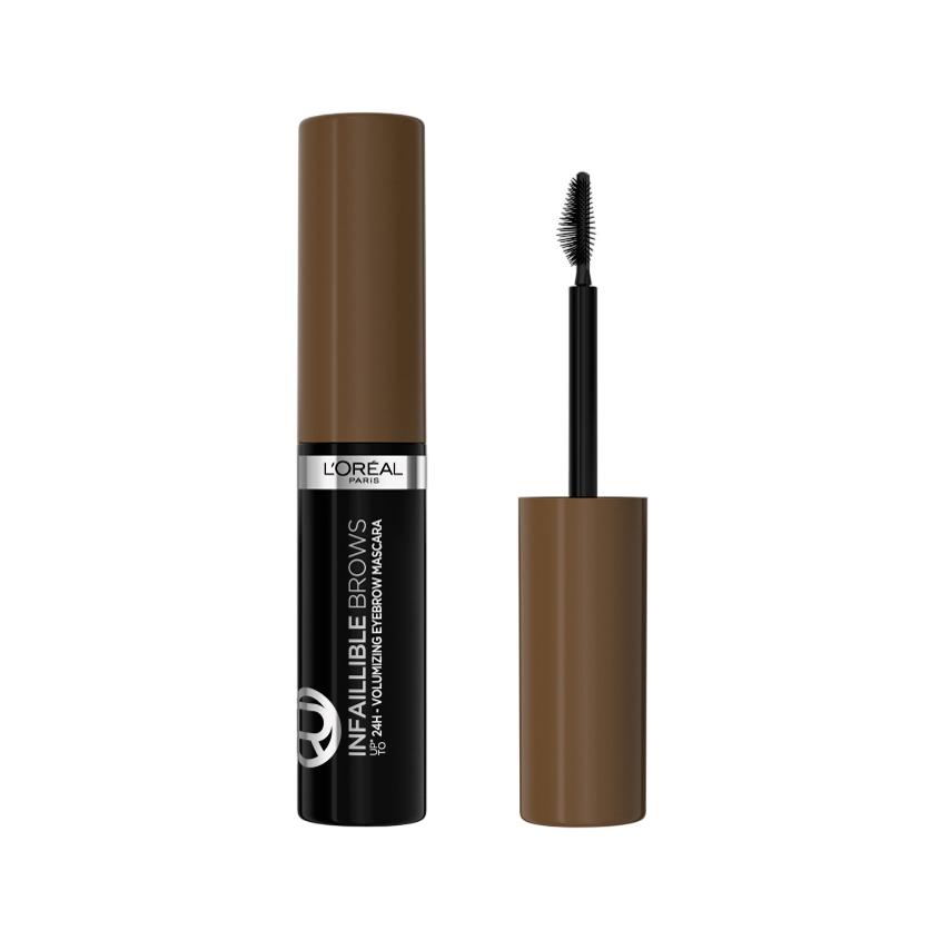 Тушь для бровей `LOREAL` INFAILLIBLE BROWS VOLUMIZING MASCARA тон 3 Brunette