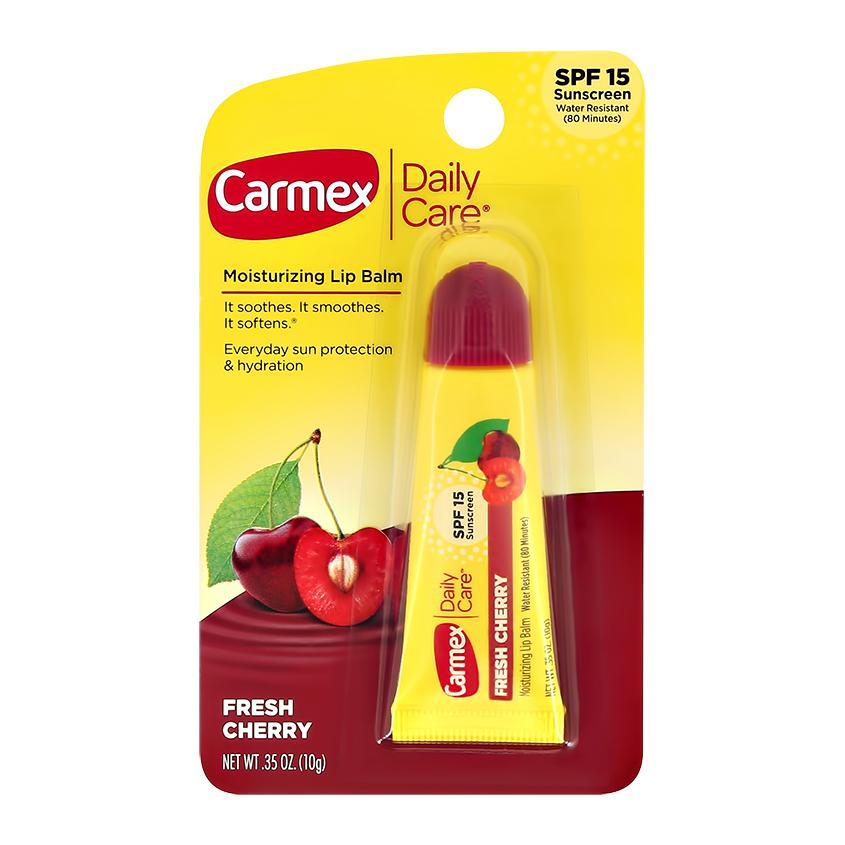 Бальзам для губ `CARMEX` ВИШНЯ в тубе SPF-15 10 г