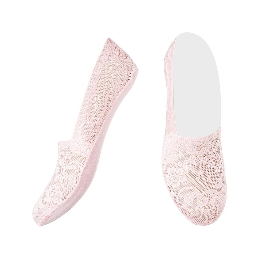 Подследники `TRENDY LOOK` BREATHABLE LACE (розовый) one size
