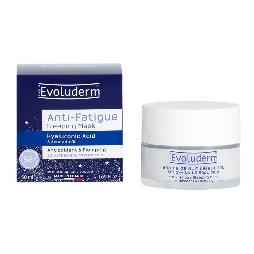 EVOLUDERM | Маска-бальзам для лица `EVOLUDERM` ночная с гиалуроновой кислотой и маслом авокадо (восстанавливающая) 50 мл