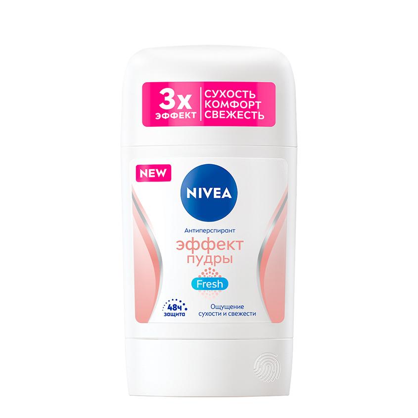 Део-стик жен. `NIVEA` ЭФФЕКТ ПУДРЫ FRESH (антиперспирант) 50 мл