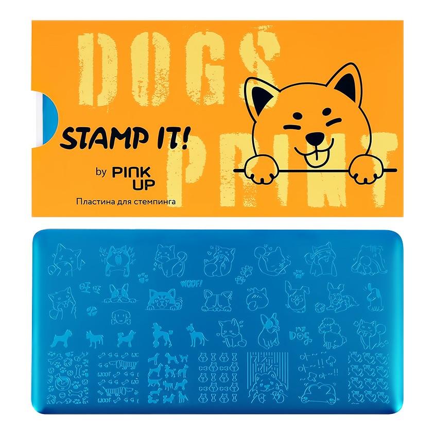 PINK UP | Пластина для стемпинга `PINK UP` `STAMP IT!` DOG`S PRINT