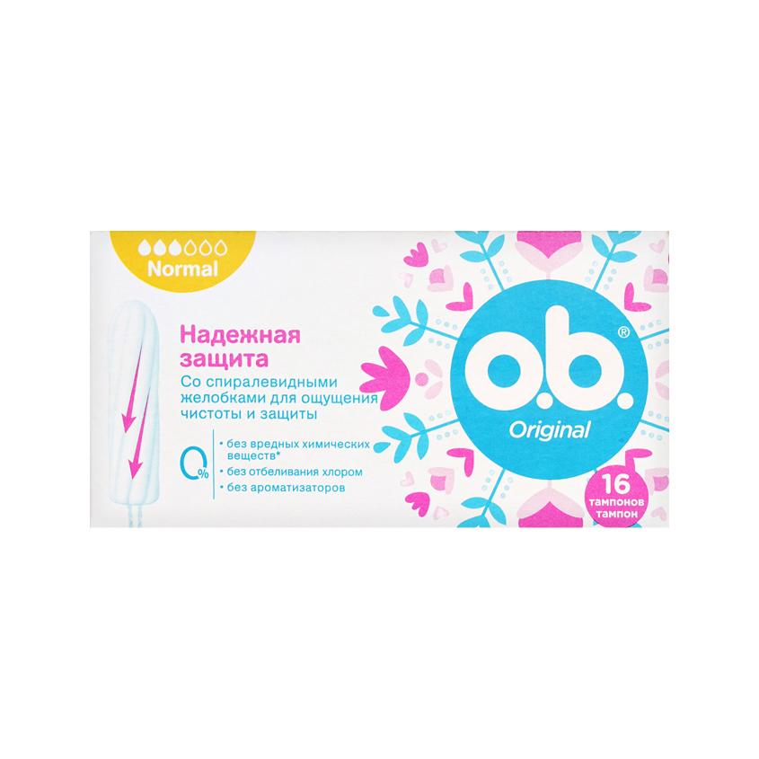 Тампоны `O.B.` Original Normal 16 шт
