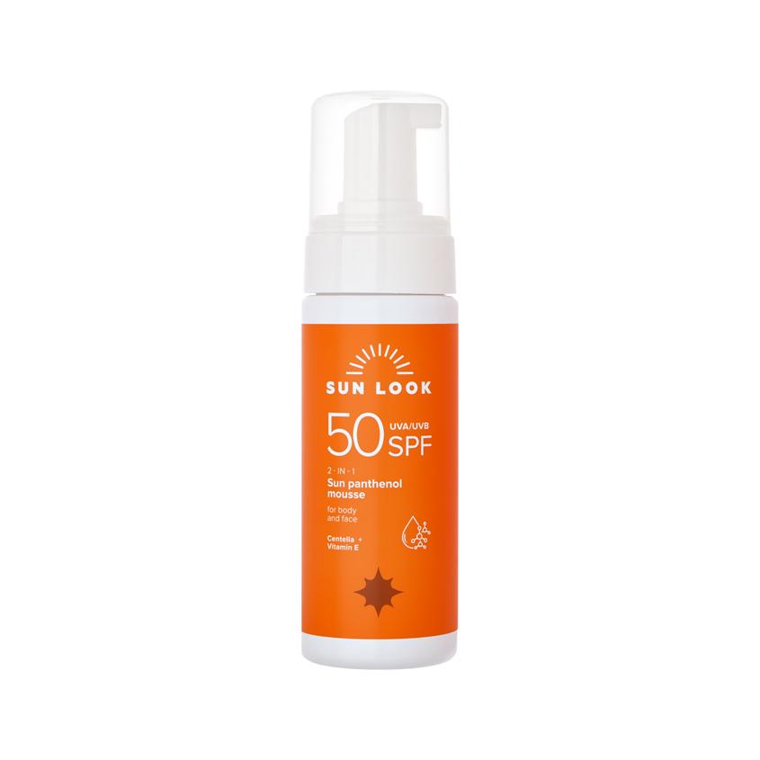 Мусс для тела `SUN LOOK` солнцезащитный с пантенолом SPF-50 150 мл