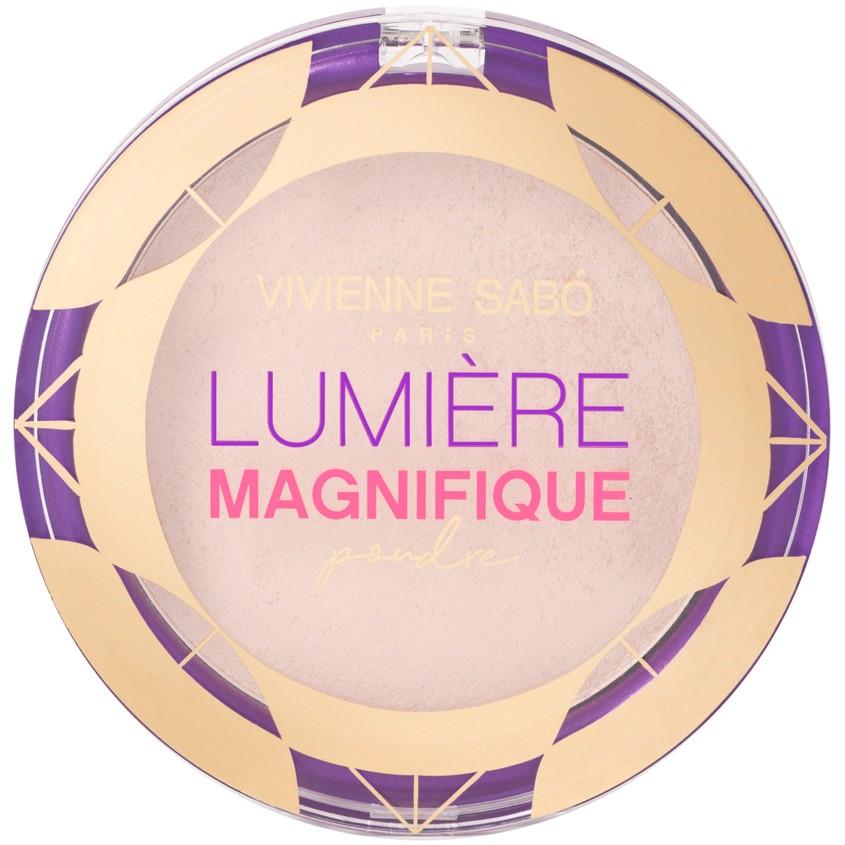 Пудра компактная для лица `VIVIENNE SABO` LUMIERE MAGNIFIQUE POUDRE тон 01