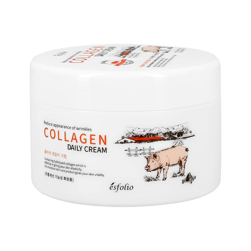 Крем для лица `ESFOLIO` COLLAGEN с коллагеном 200 мл