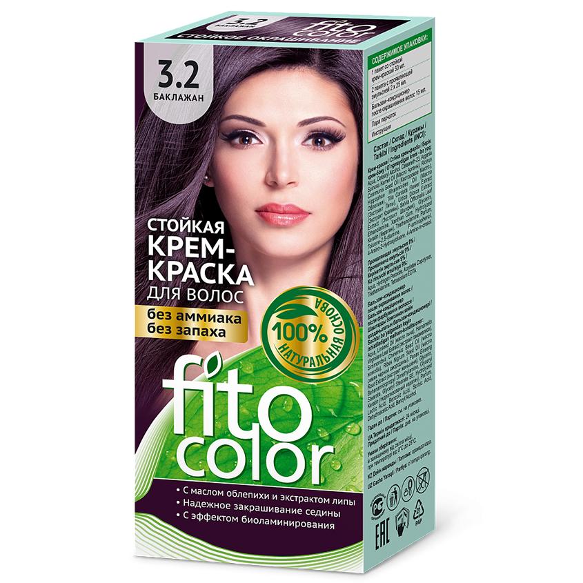 FITOCOLOR | Крем-краска для волос `FITOCOLOR` тон 3.2 баклажан 50 мл