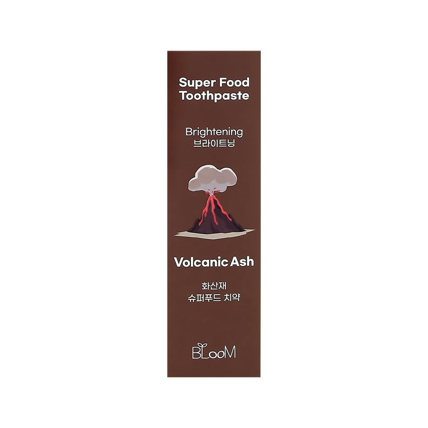 BLOOM | Паста зубная `BLOOM` SUPER FOOD Вулканический пепел 100 г