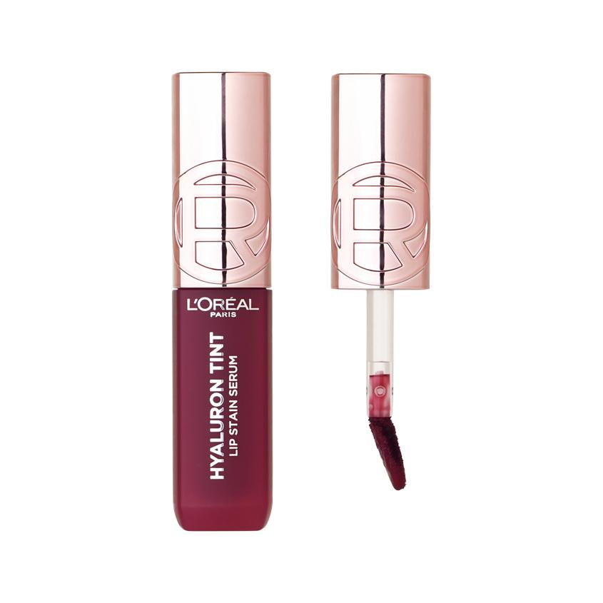 Тинт для губ `LOREAL` HYALURON TINT ухаживающий тон 490 Berry jolie