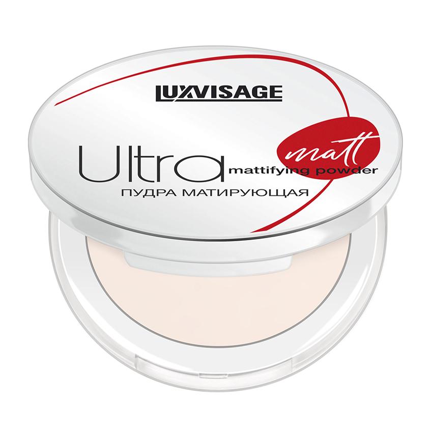 Пудра компактная для лица `LUXVISAGE` ULTRA MATT тон 102 natural