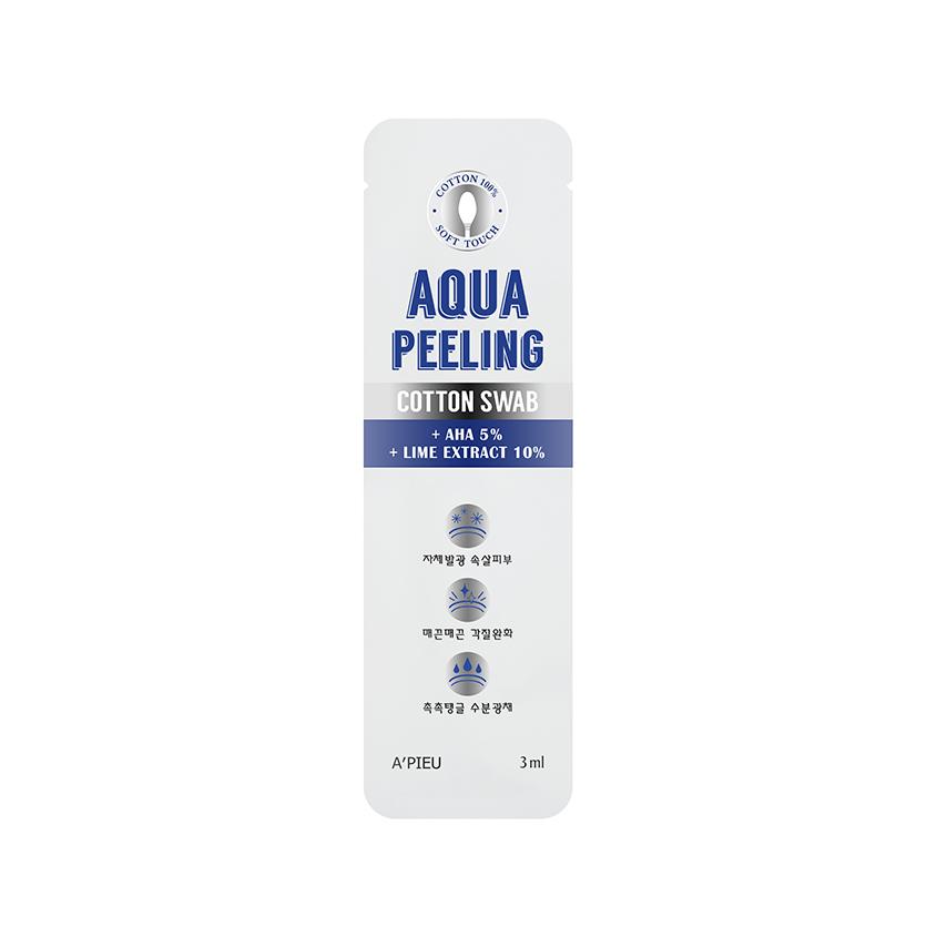 Ватная палочка для пилинга `A`PIEU` AQUA PEELING с 5% АНА-кислотами 3 мл