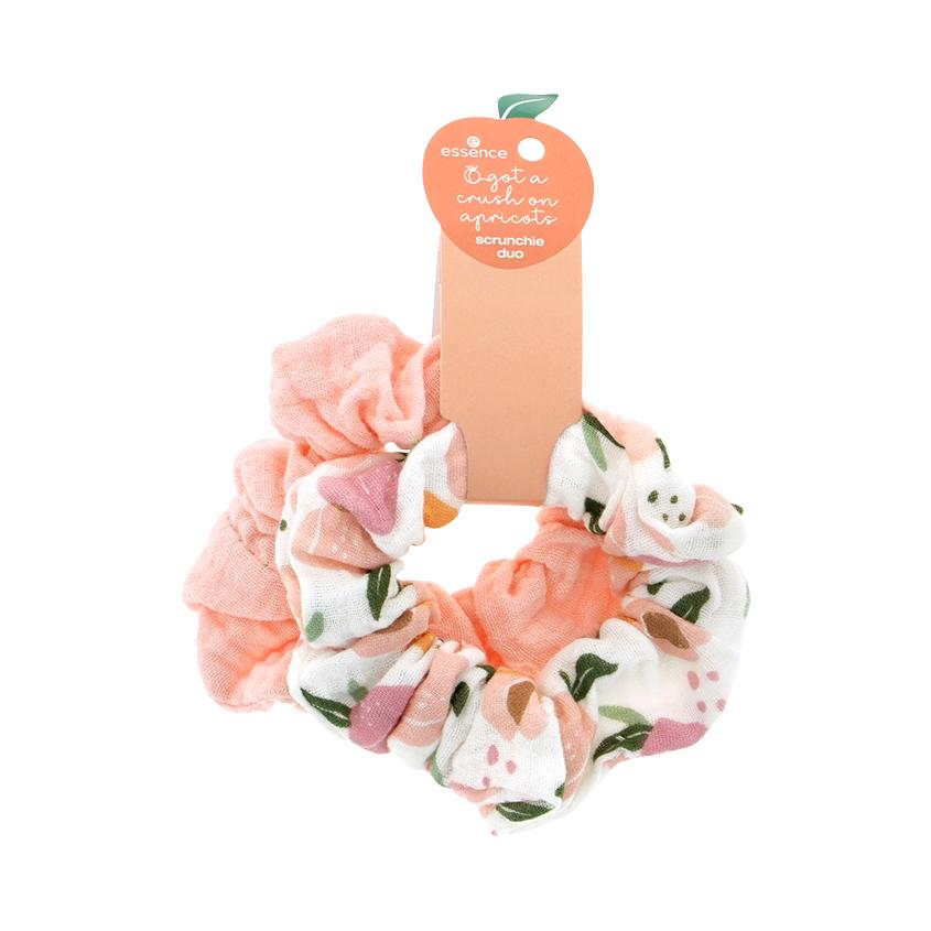 Резинки для волос `ESSENCE` GOT A CRUSH ON APRICOTS Scrunchie duo тон 01