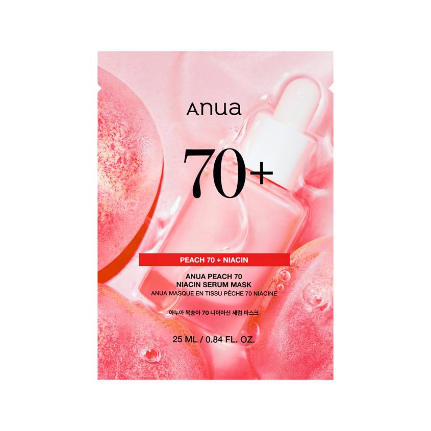 Маска для лица `ANUA` PEACH с персиком для сияния кожи  25 мл