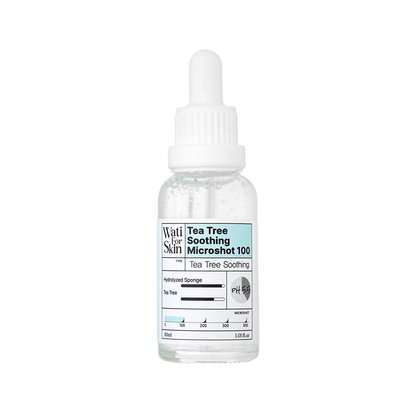 Эссенция для лица `WATI FOR SKIN` MICROSHOT 100 с микроиглами и чайным деревом 30 мл
