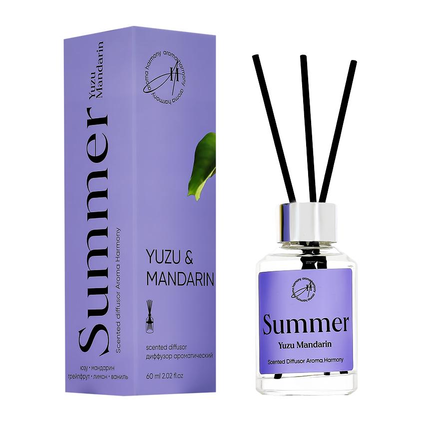 Интерьерные духи `AROMA HARMONY` SUMMER Yuzu mandarin, 60 мл