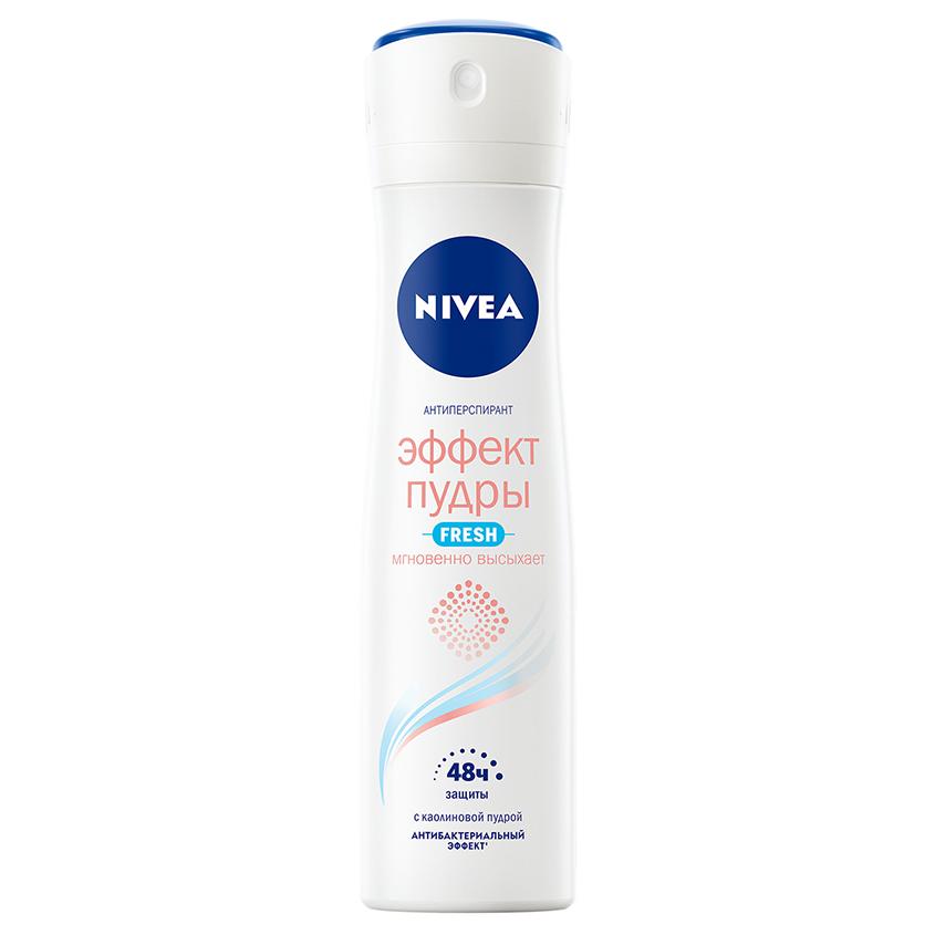 Део-спрей жен. `NIVEA` ЭФФЕКТ ПУДРЫ FRESH (антиперспирант) 150 мл