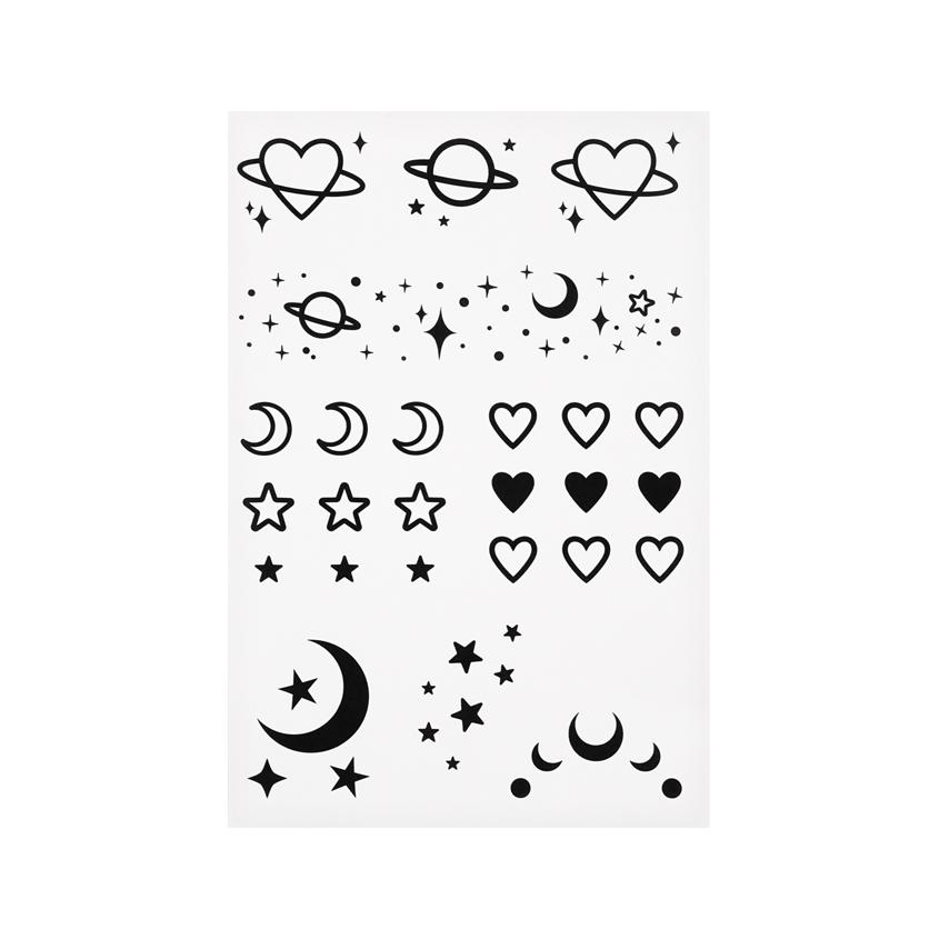 Татуировка для тела `DECO.` переводная (mini heart and sky)