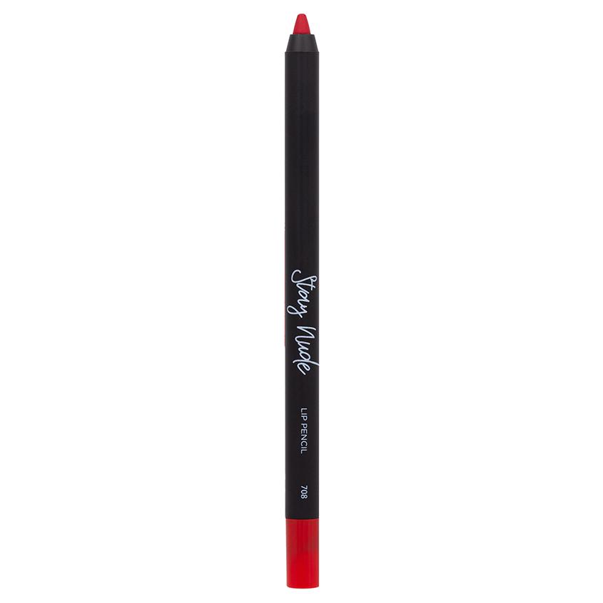 Карандаш для губ `PARISA` STAY NUDE LIP PENCIL с матовым покрытием тон 708