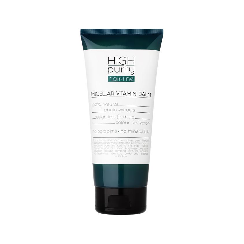 Бальзам для волос `HIGH PURITY` HAIR LINE мицеллярный витаминизирующий 200 мл