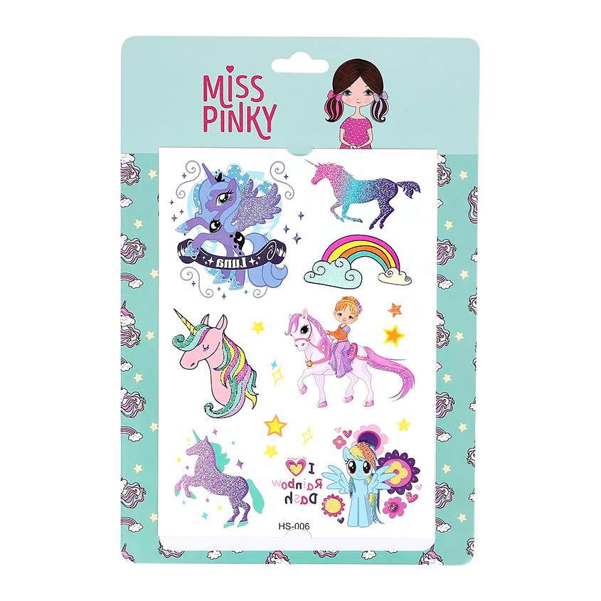 Татуировки переводные `MISS PINKY` 14,8 x 10,5 см