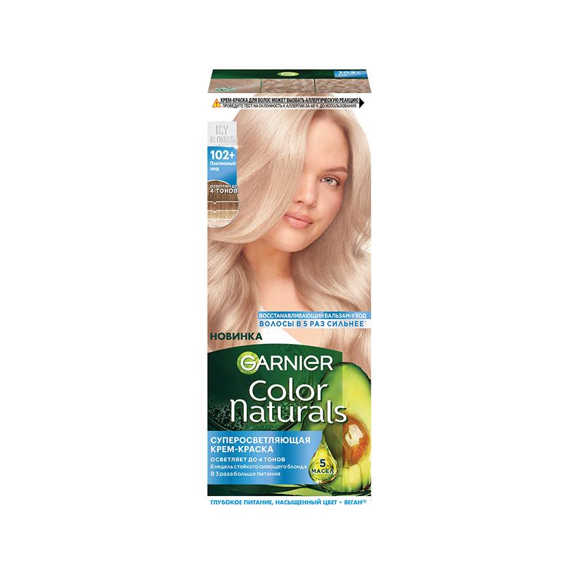 Краска для волос `GARNIER` `COLOR NATURALS` тон 102+ Платиновый лед 112 мл