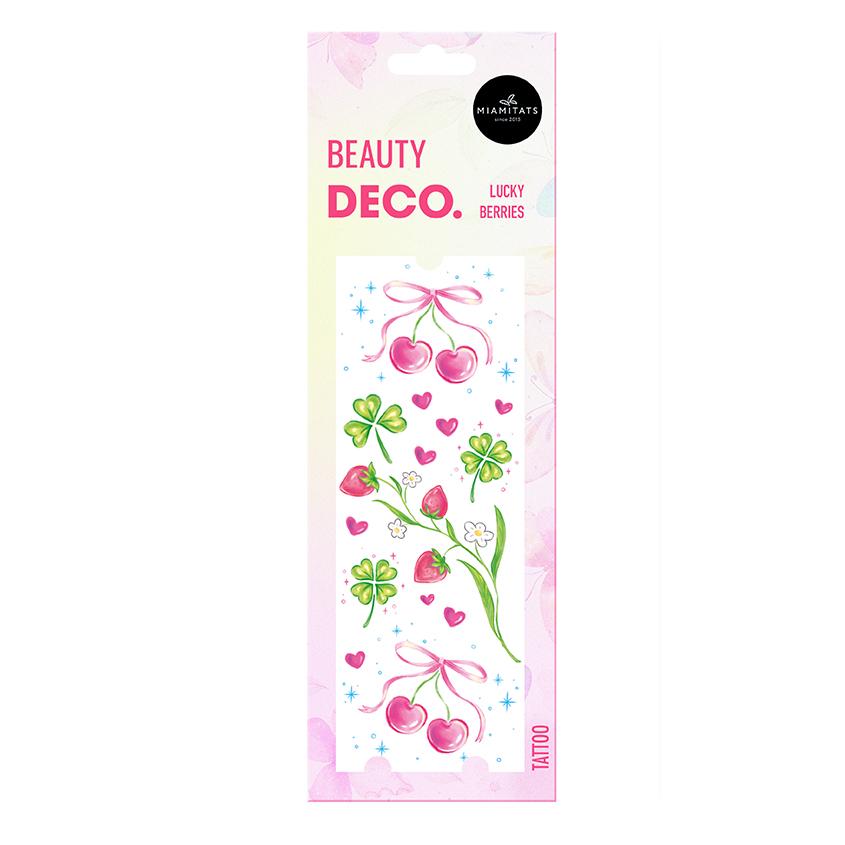 Набор переводных татуировок для тела `DECO.` FAIRYCORE by Miami Tattoos переводная (lucky berries)