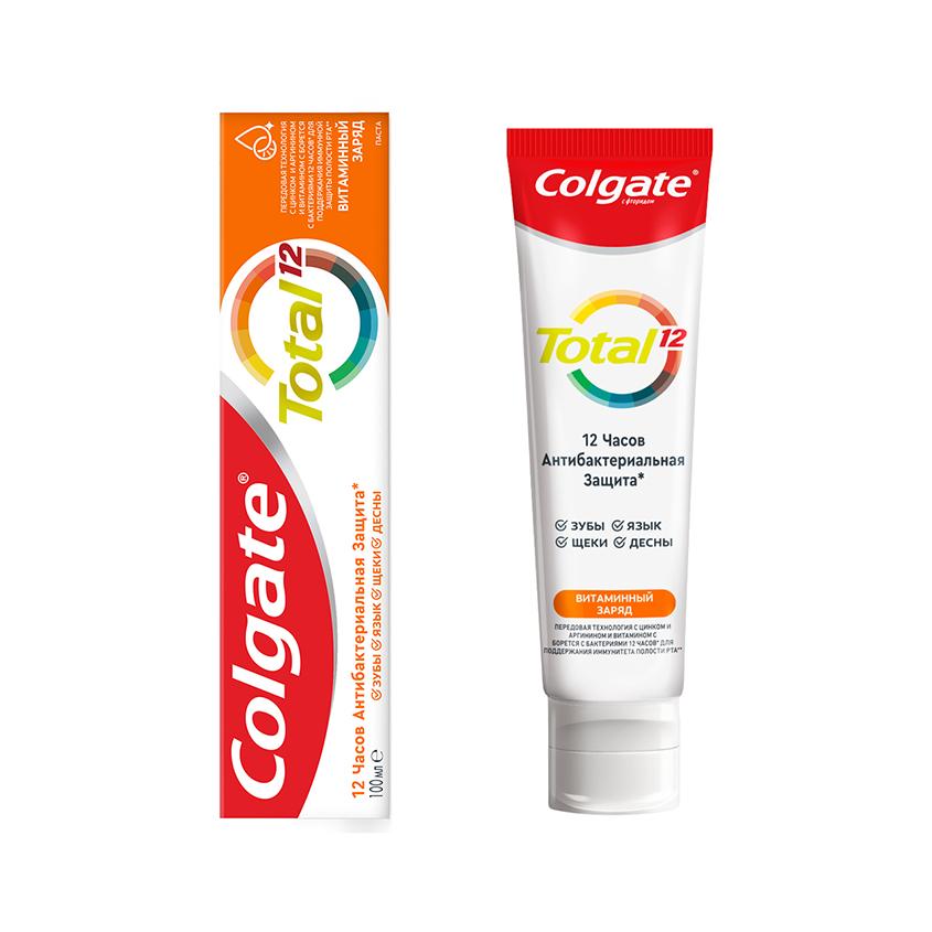Паста зубная `COLGATE` TOTAL Витамин С 100 мл