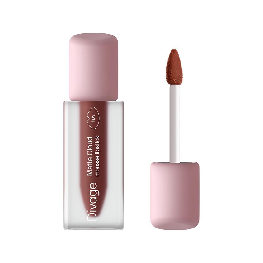 Помада для губ `DIVAGE` MATTE CLOUD жидкая матовая тон 08 Noble red