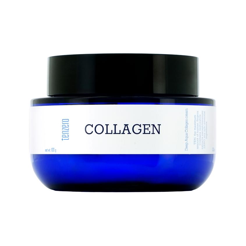 Крем для лица `TENZERO` DEEP AQUA COLLAGEN глубоко увлажняющий с коллагеном 100 гр