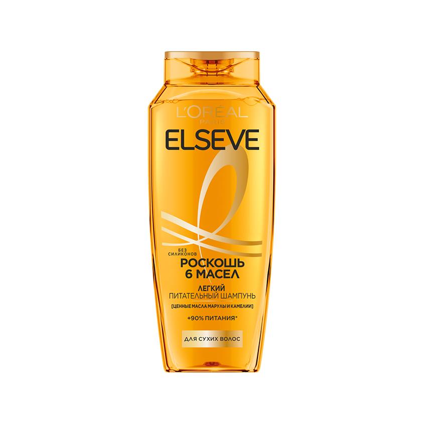 Шампунь для волос `LOREAL` `ELSEVE` РОСКОШЬ 6 МАСЕЛ для волос нуждающихся в питании 400 мл
