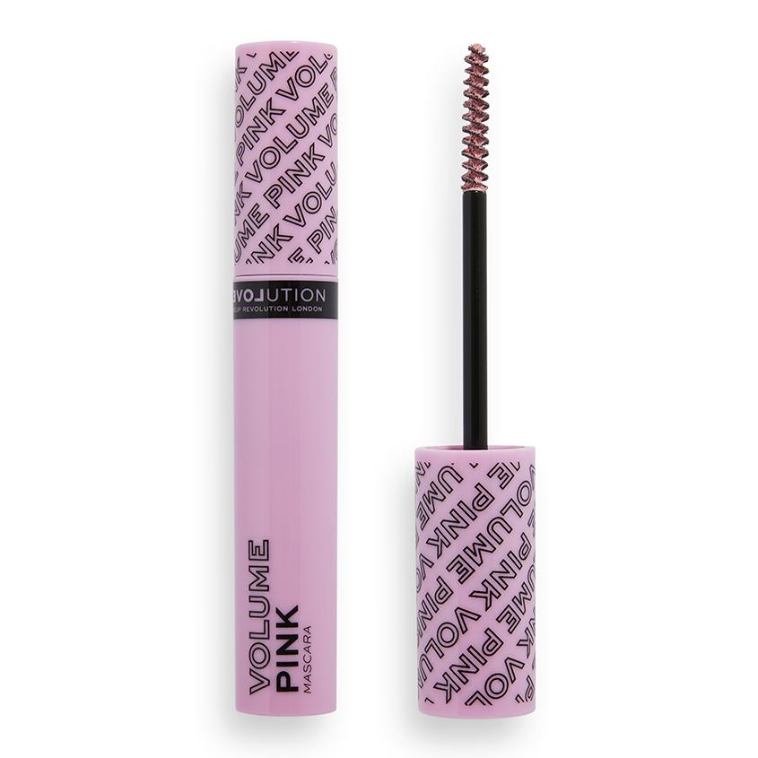 Тушь для ресниц `REVOLUTION` `RELOVE` VOLUME MASCARA тон pink