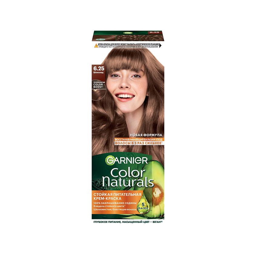 Краска для волос `GARNIER` `COLOR NATURALS` тон 6.25 (Шоколад)