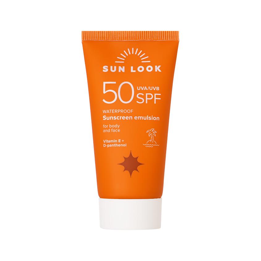 SUN LOOK | Эмульсия для тела `SUN LOOK` солнцезащитная водостойкая SPF-50 mini 30 мл