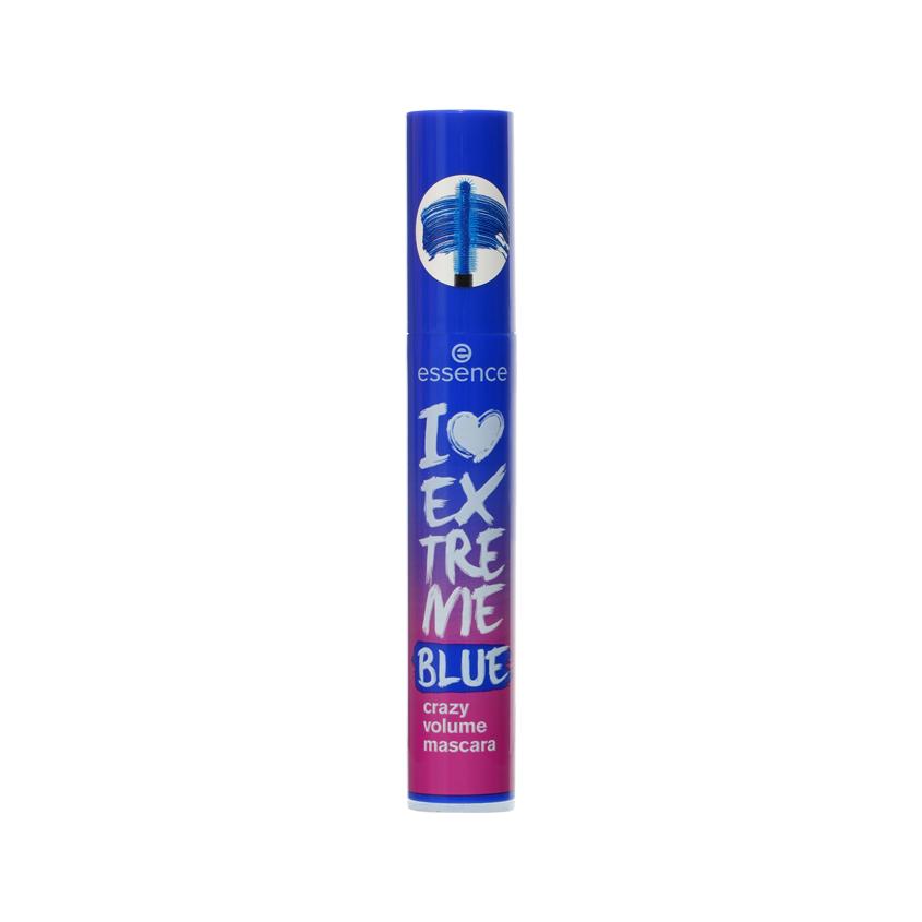 Тушь для ресниц `ESSENCE` I LOVE EXTREME BLUE CRAZY VOLUME (синяя)