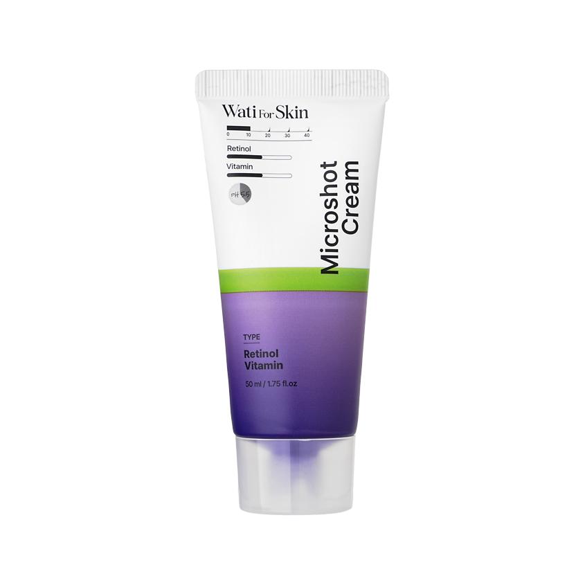 Крем для лица `WATI FOR SKIN` MICROSHOT с микроиглами и ретинолом 50 мл