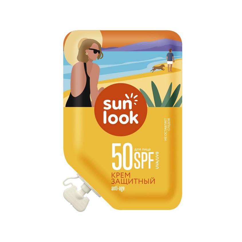 Крем для лица `SUN LOOK` ANTI-AGE солнцезащитный SPF-50 8 мл