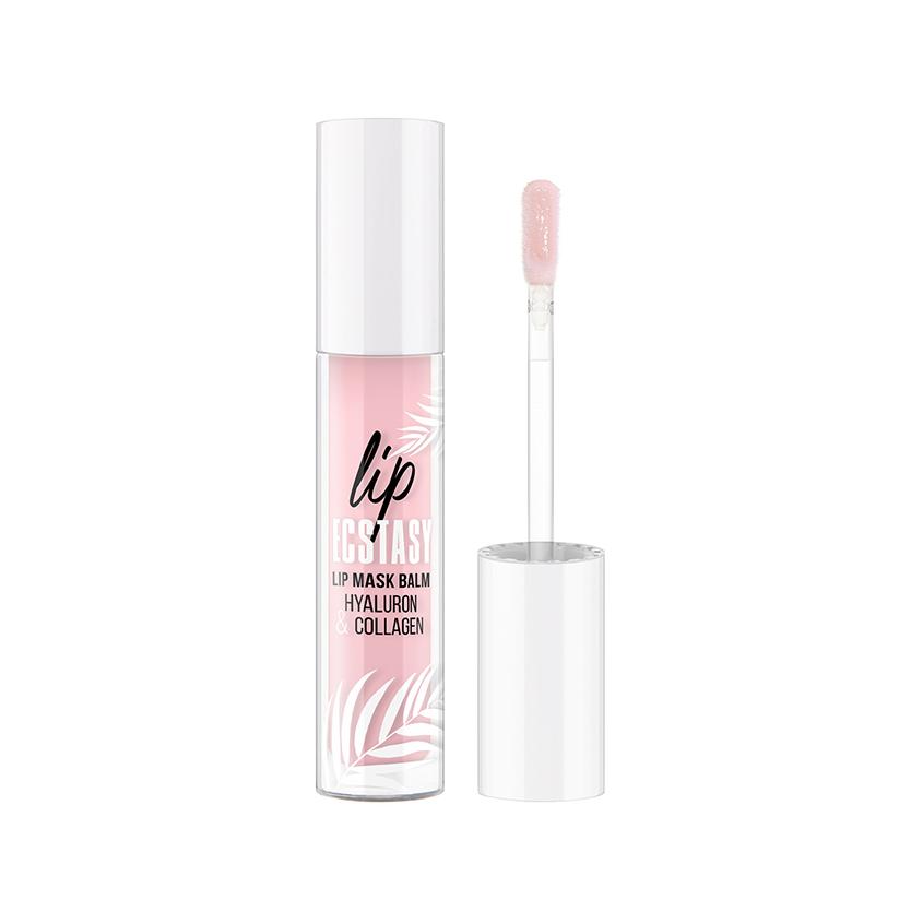 Маска-бальзам для губ `LUXVISAGE` LIP ECSTASY Hyaluron & collagen тон 601 Rose