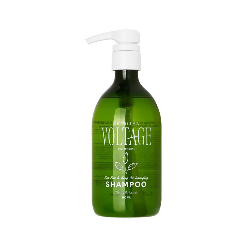 Шампунь для волос `KHARISMA VOLTAGE` TEA TREE&HEMP OIL 500 мл