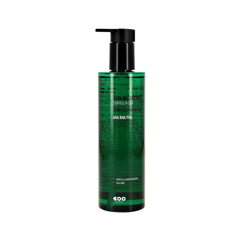 Гидрофильное масло для лица `DEARBOO` SKIN BALANCING с AHA, BHA и PHA-кислотами, центеллой и чайным деревом 300 мл