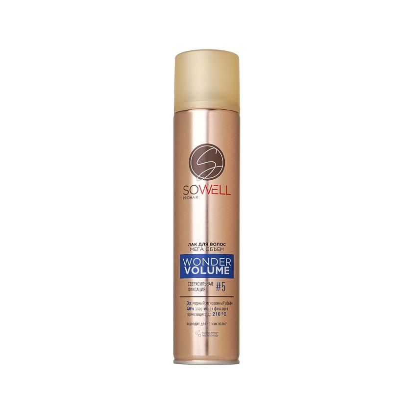 Лак для волос `SOWELL` `PROHAIR` WONDER VOLUME Мега объем (сверхсильная фиксация 5) 300 мл