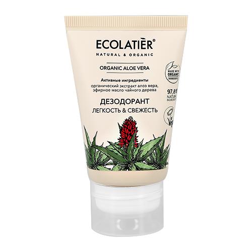 Део-крем жен. `ECOLATIER` ORGANIC ALOE VERA Легкость & свежесть 40 мл