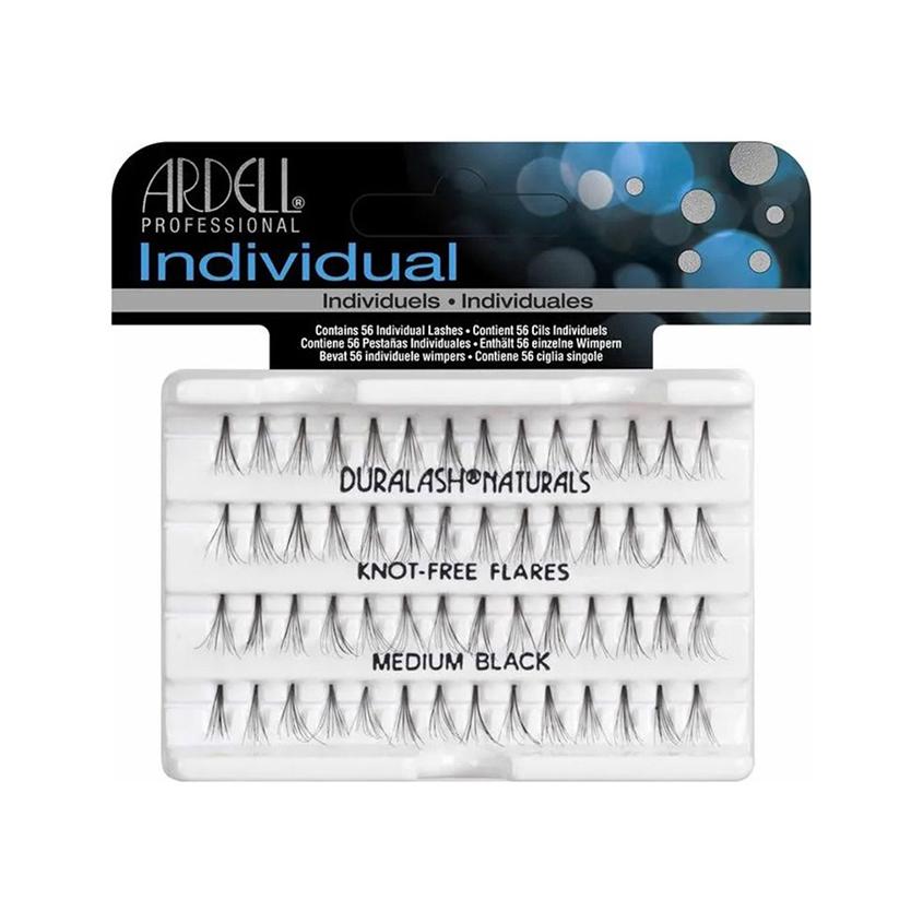 Пучки ресниц `ARDELL` INDIVIDUALS безузелковые средние черные