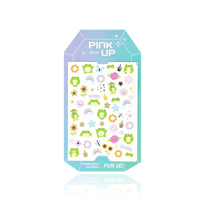 Наклейки для ногтей `PINK UP` `DECOR` SPRING COLLECTION 2D переводные тон 114