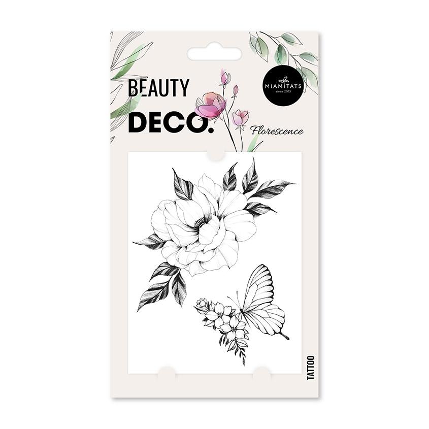 Татуировка для тела `DECO.` FLORAL by Miami tattoos переводная (Florescence)